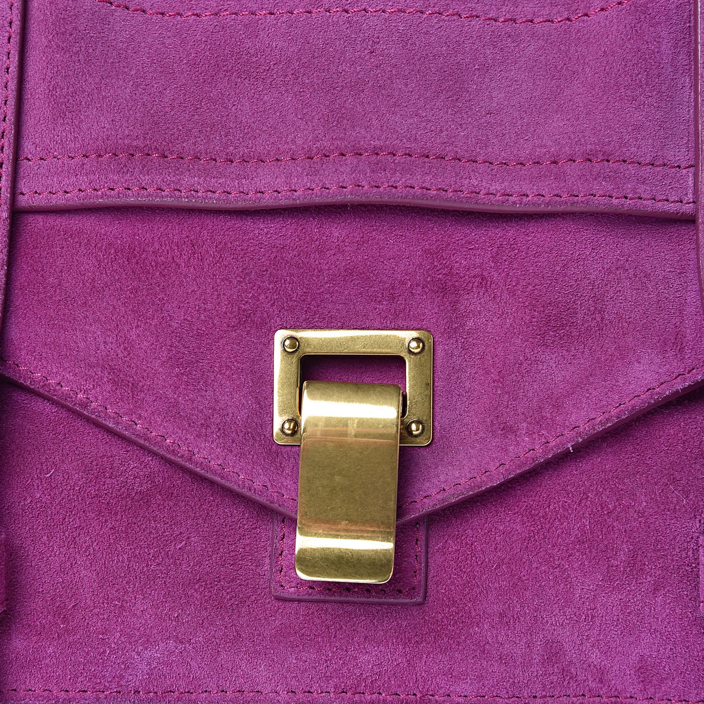 Suede Medium PS1 Satchel Grape