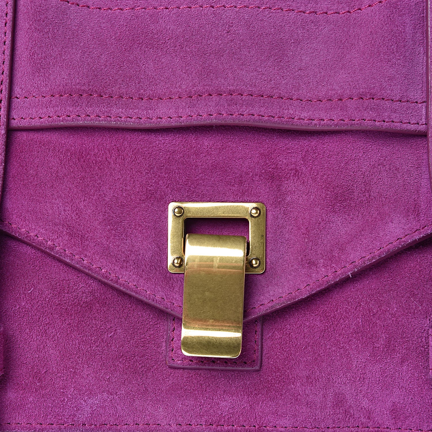 Proenza Schouler Suede Medium PS1 Satchel Grape 15 of 15