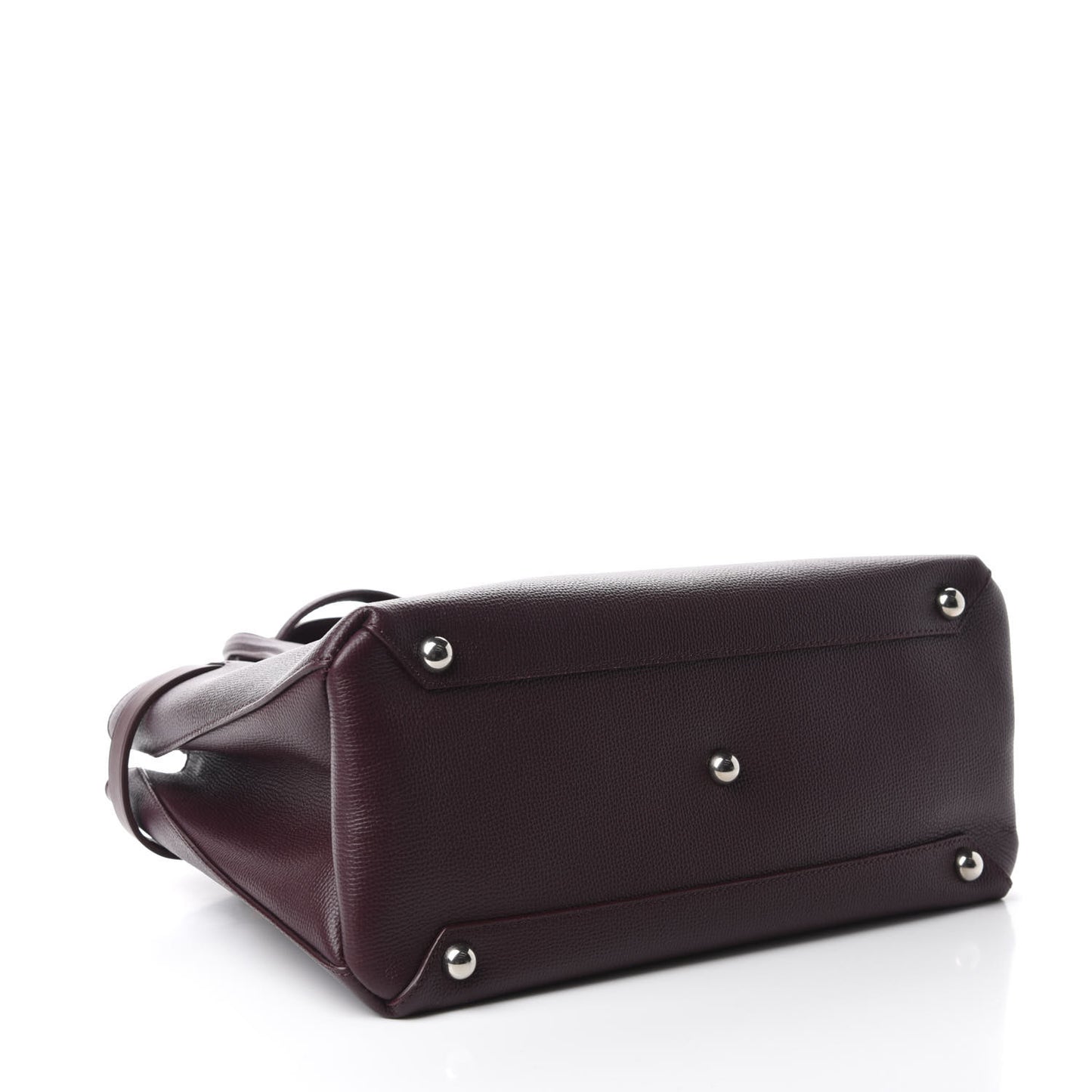 Derby Calfskin House Check Medium Banner Tote Burgundy