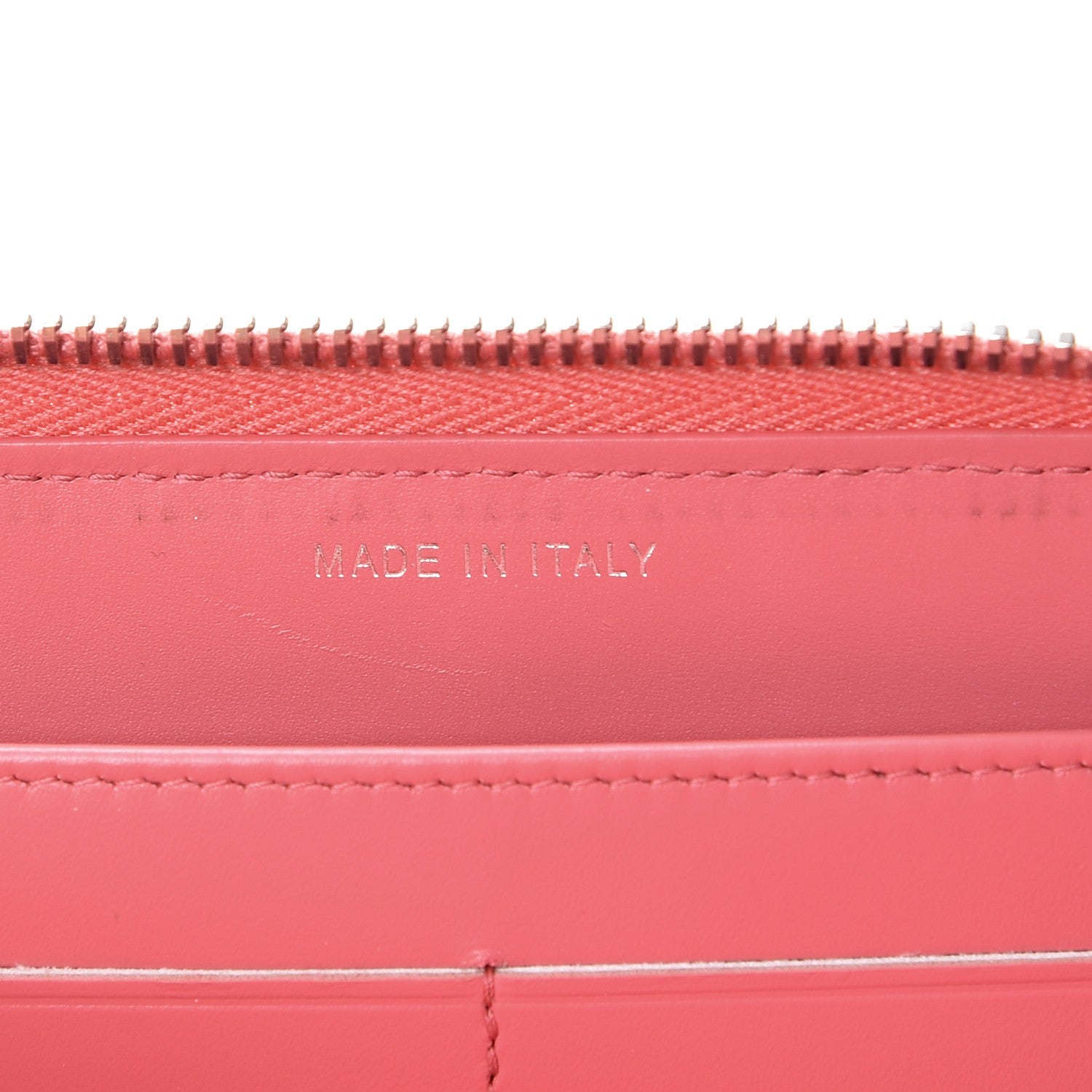 Chanel Caviar Chevron Large Gusset Zip Around Wallet Pink 7 of 9