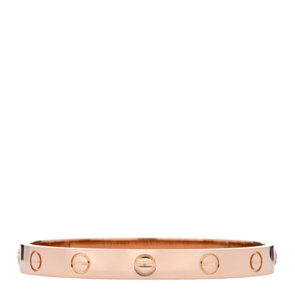 Cartier 18K Pink Gold LOVE Bracelet 15 1 of 6