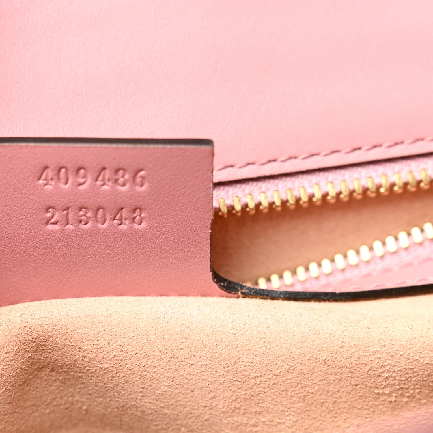 Gucci Guccissima Signature Medium Padlock Shoulder Bag Rose Baby Candy 7 of 12