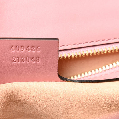 Gucci Guccissima Signature Medium Padlock Shoulder Bag Rose Baby Candy 7 of 12