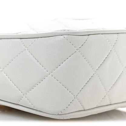 Chanel Lambskin Quilted Tassel Camera Case White 9 of 11