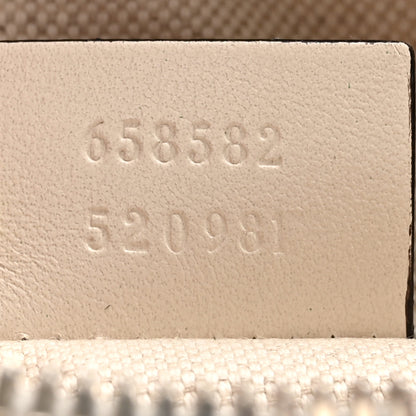 Gucci Calfskin GG Tennis Embossed Belt Bag Mystic White 7 of 10