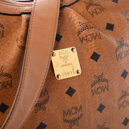 MCM Visetos Hobo Cognac 14 of 15