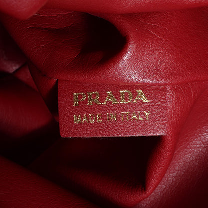 Prada Soft Calf Large Frame Tote Sughero 7 of 9