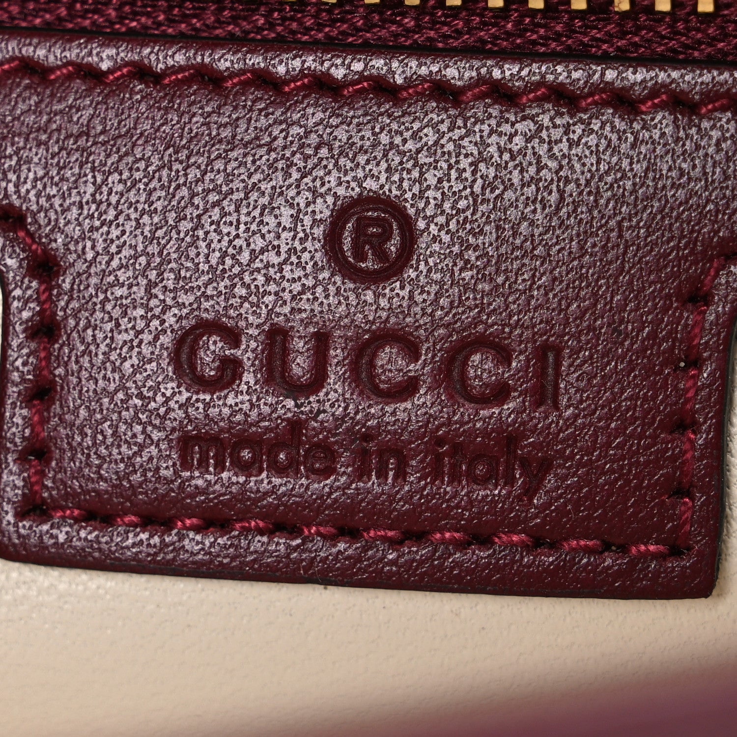 Gucci Calfskin Matelasse Medium GG Marmont Shoulder Bag Rosso Ancora Red 6 of 10