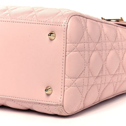 Christian Dior Lambskin Cannage Medium Lady Dior Light Pink 8 of 8