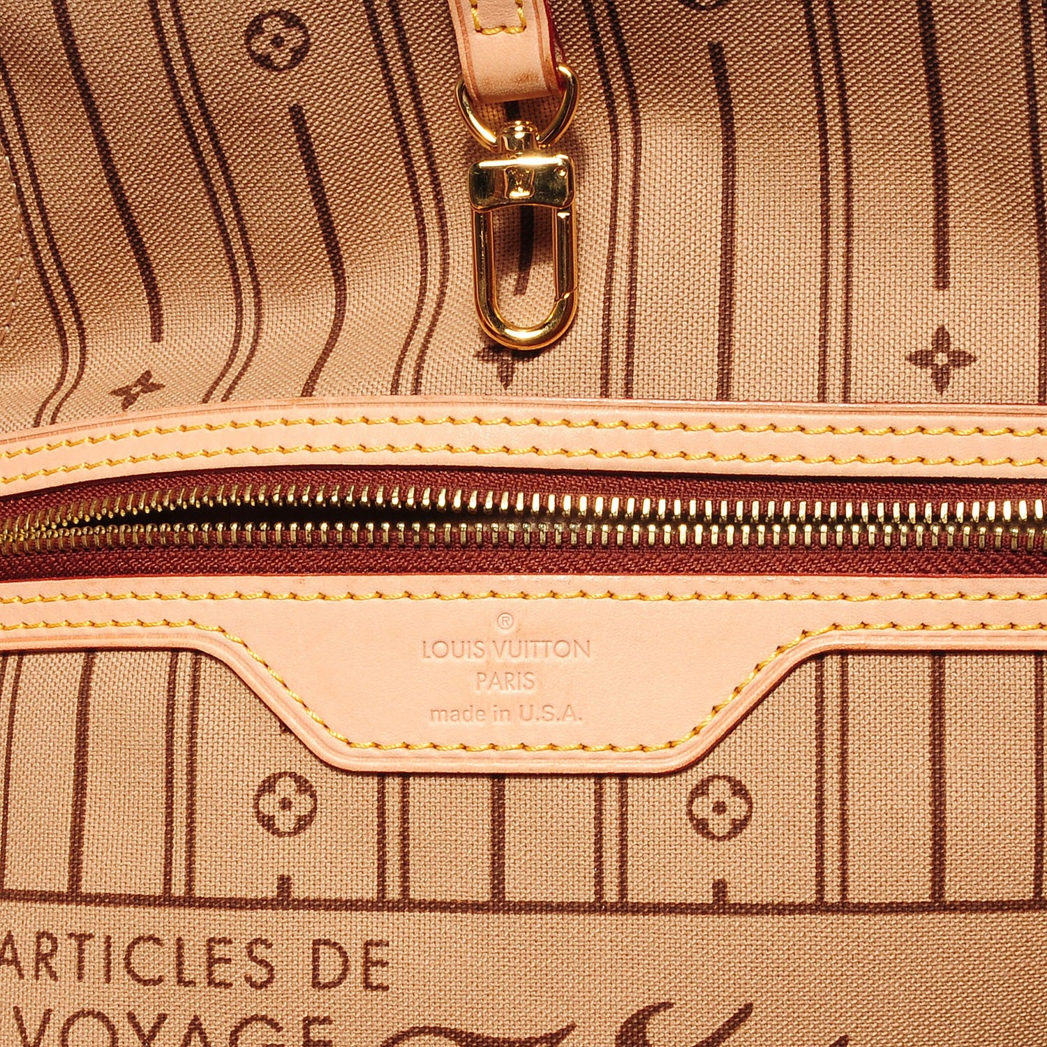 Louis Vuitton Monogram Neverfull MM 7 of 8