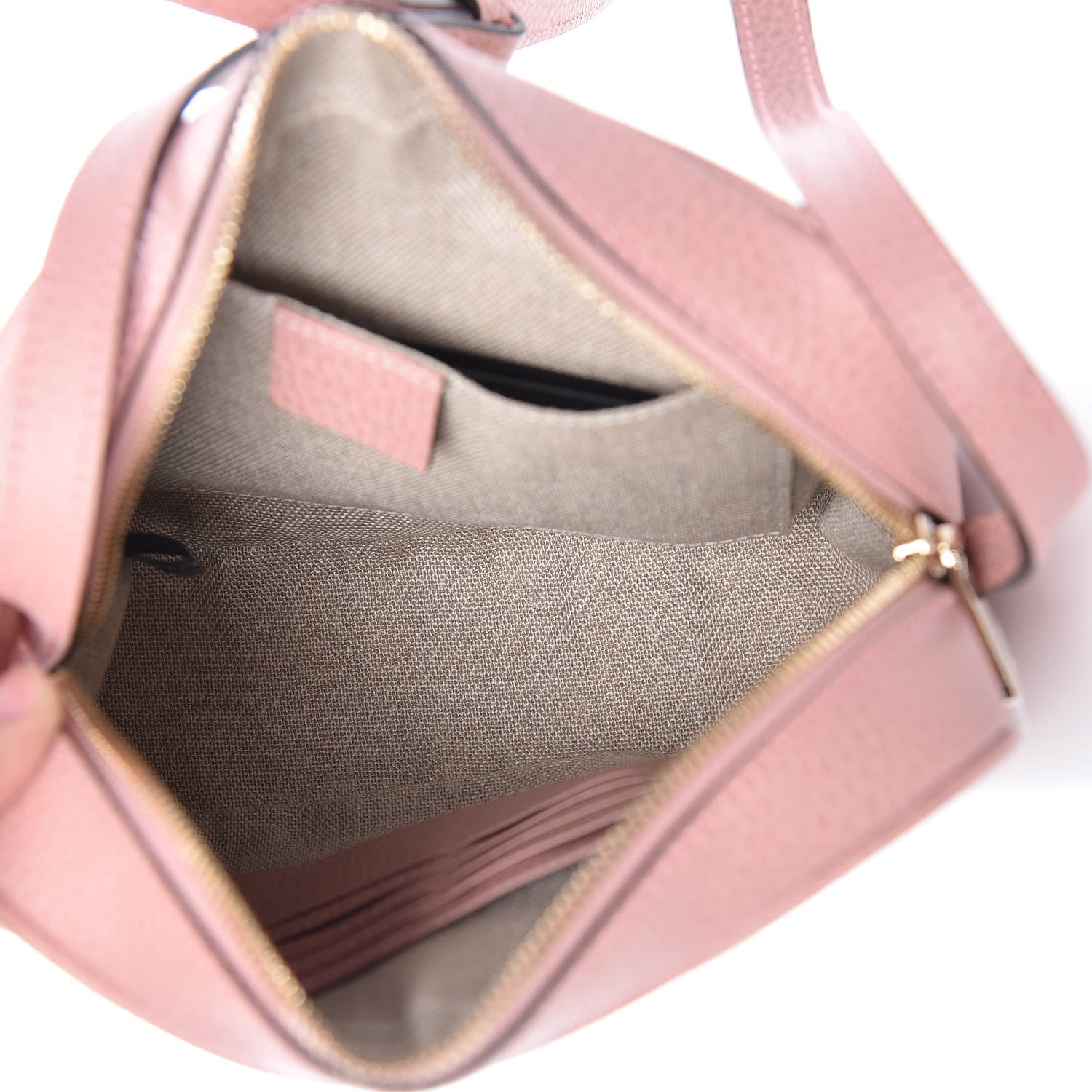 Gucci Monogram Mini Bree Messenger Bag Beige Soft Pink 5 of 9