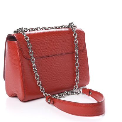 Louis Vuitton Epi Twist Shoulder Bag MM Coquelicot 2 of 9