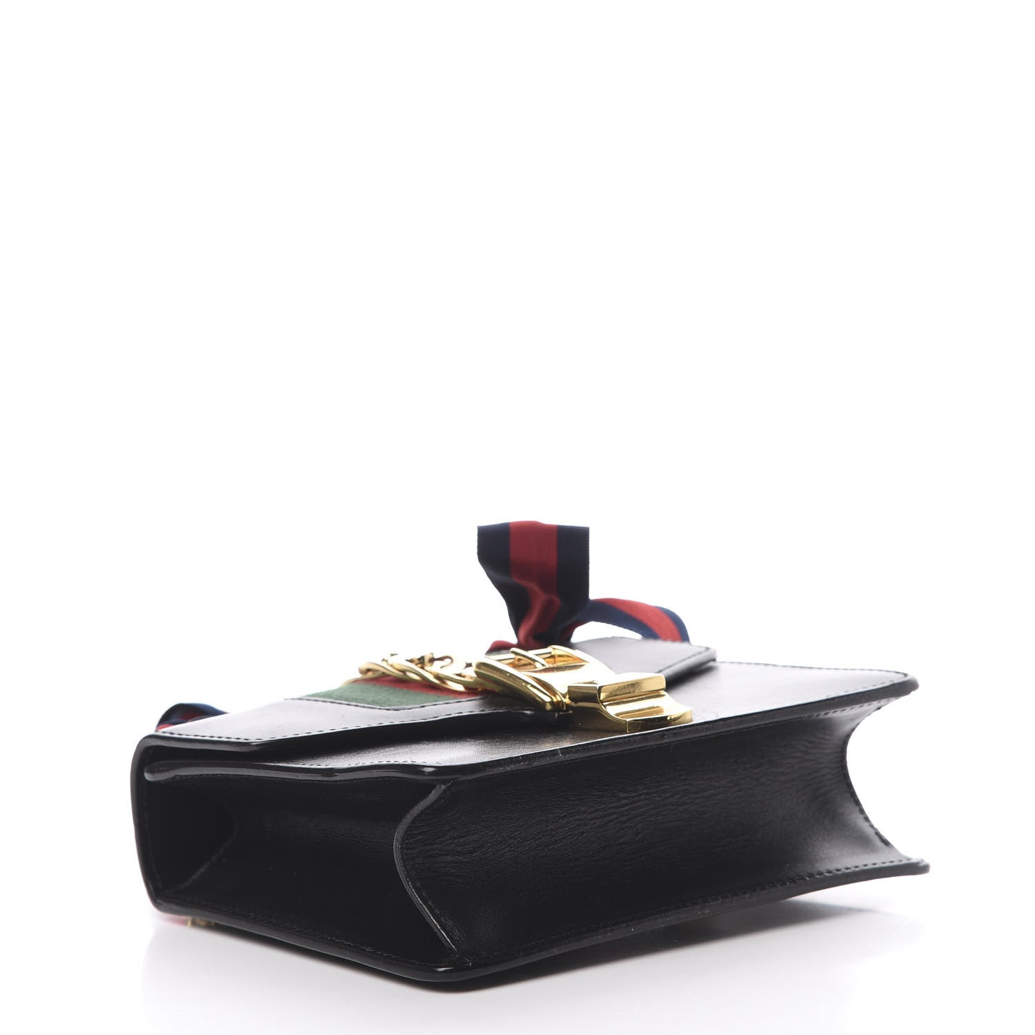 Gucci Calfskin Mini Sylvie Chain Shoulder Bag Black 5 of 21