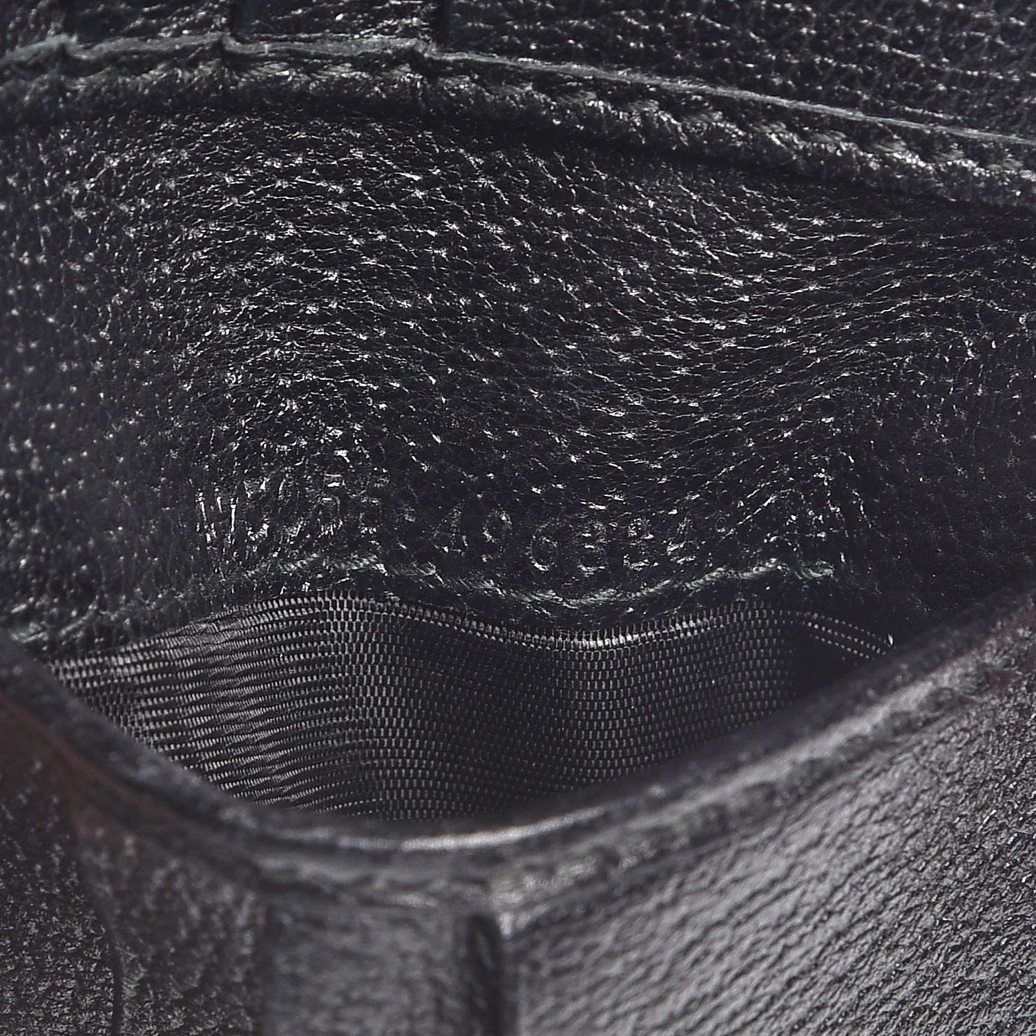 Gucci Calfskin Bee Star Bi-Fold Wallet Black 7 of 8