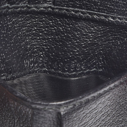 Gucci Calfskin Bee Star Bi-Fold Wallet Black 7 of 8