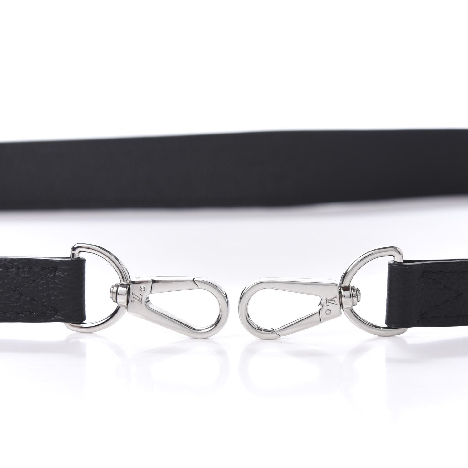 Louis Vuitton Calfskin Bagatelle Shoulder Strap Black 4 of 4