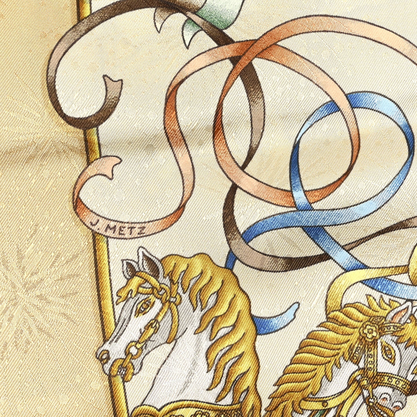 Silk Luna Park Scarf 90