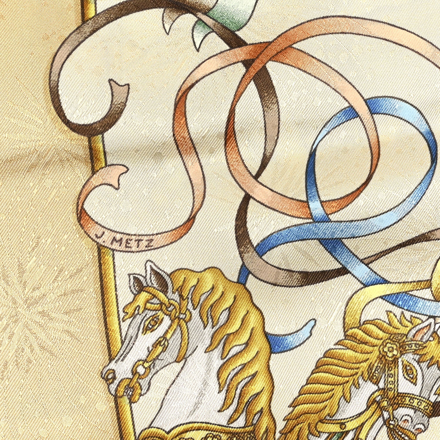 Hermes Silk Luna Park Scarf 90 4 of 4