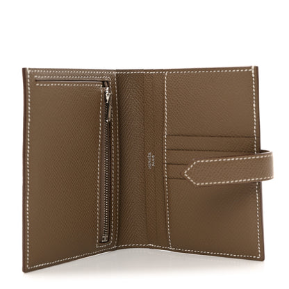 Hermes Epsom Bearn Compact Wallet Etoupe 5 of 8
