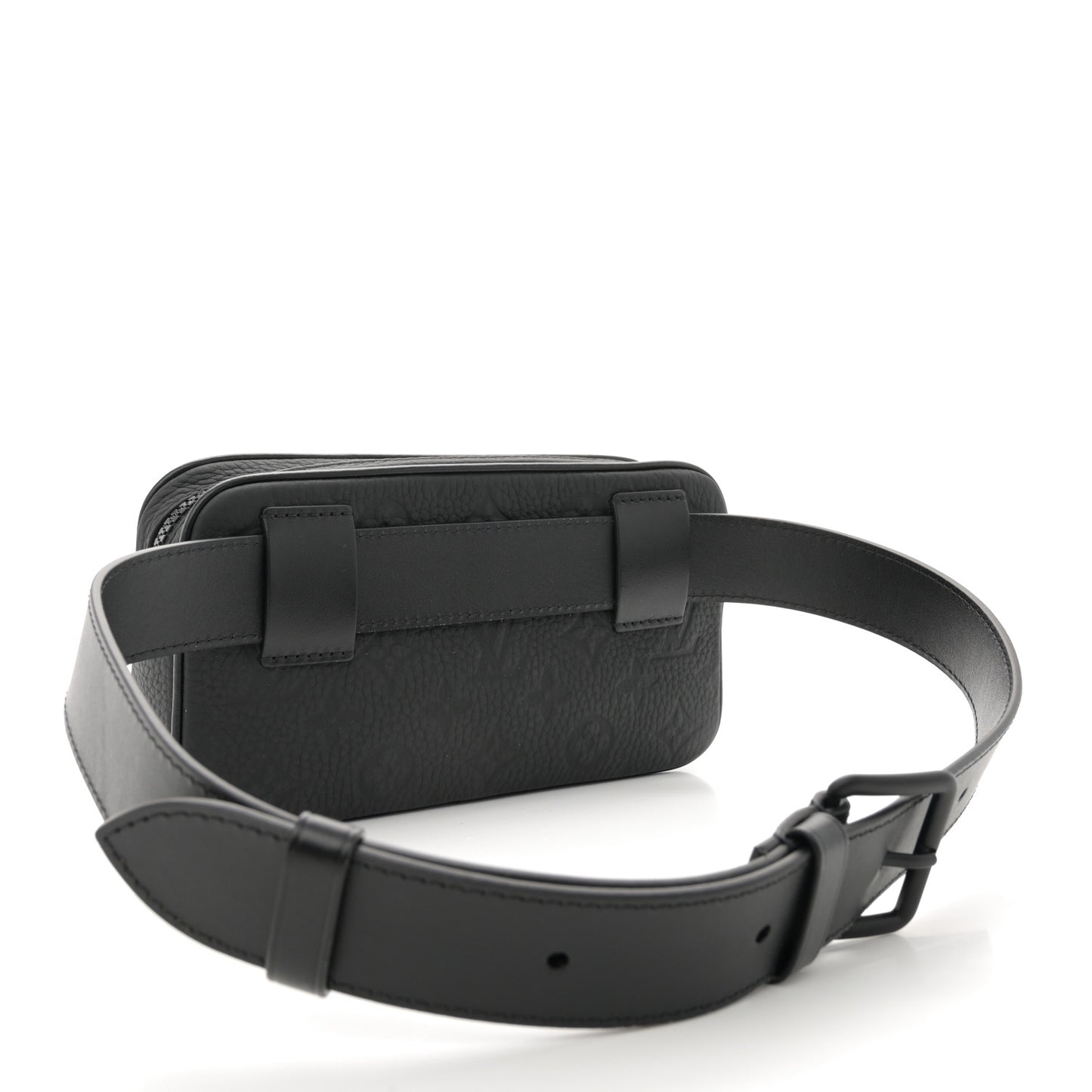 Taurillon Monogram Uniformes Solar Ray Soft Pochette Volga Belt Bag Black