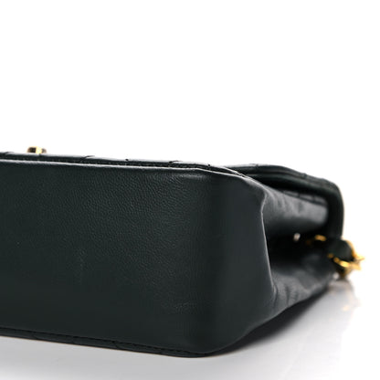 Chanel Lambskin Quilted Small Single Flap Green 5 of 13