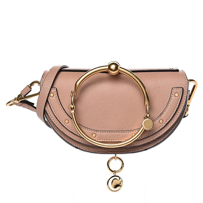Chloe Calfskin Small Nile Bracelet Minaudiere Bag Biscotti Beige 1 of 10