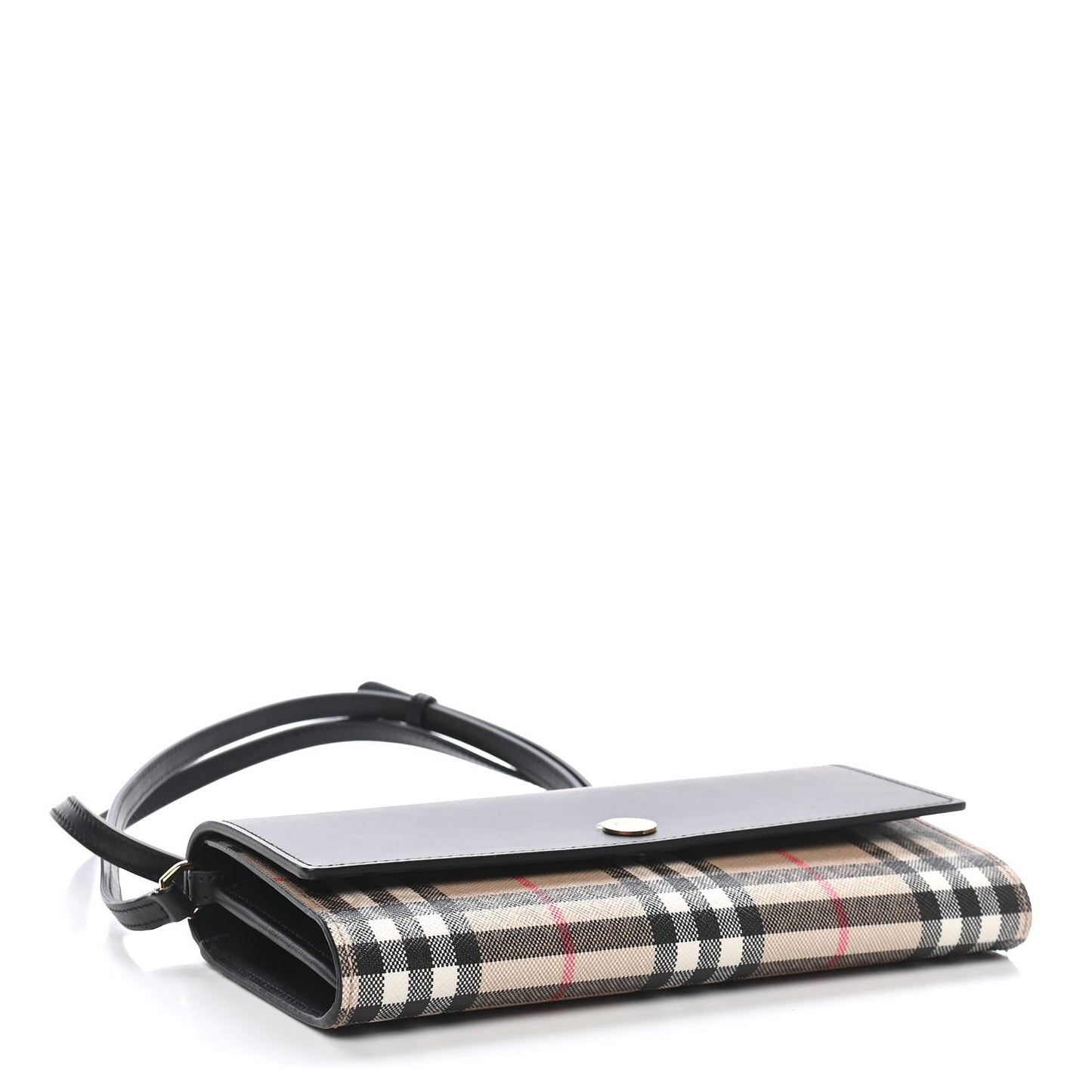 Calfskin Vintage Check With Detachable Strap Archive Beige Black
