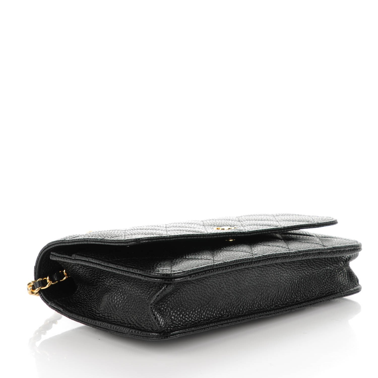 Chanel Caviar Quilted Wallet On Chain WOC Black 4 of 8