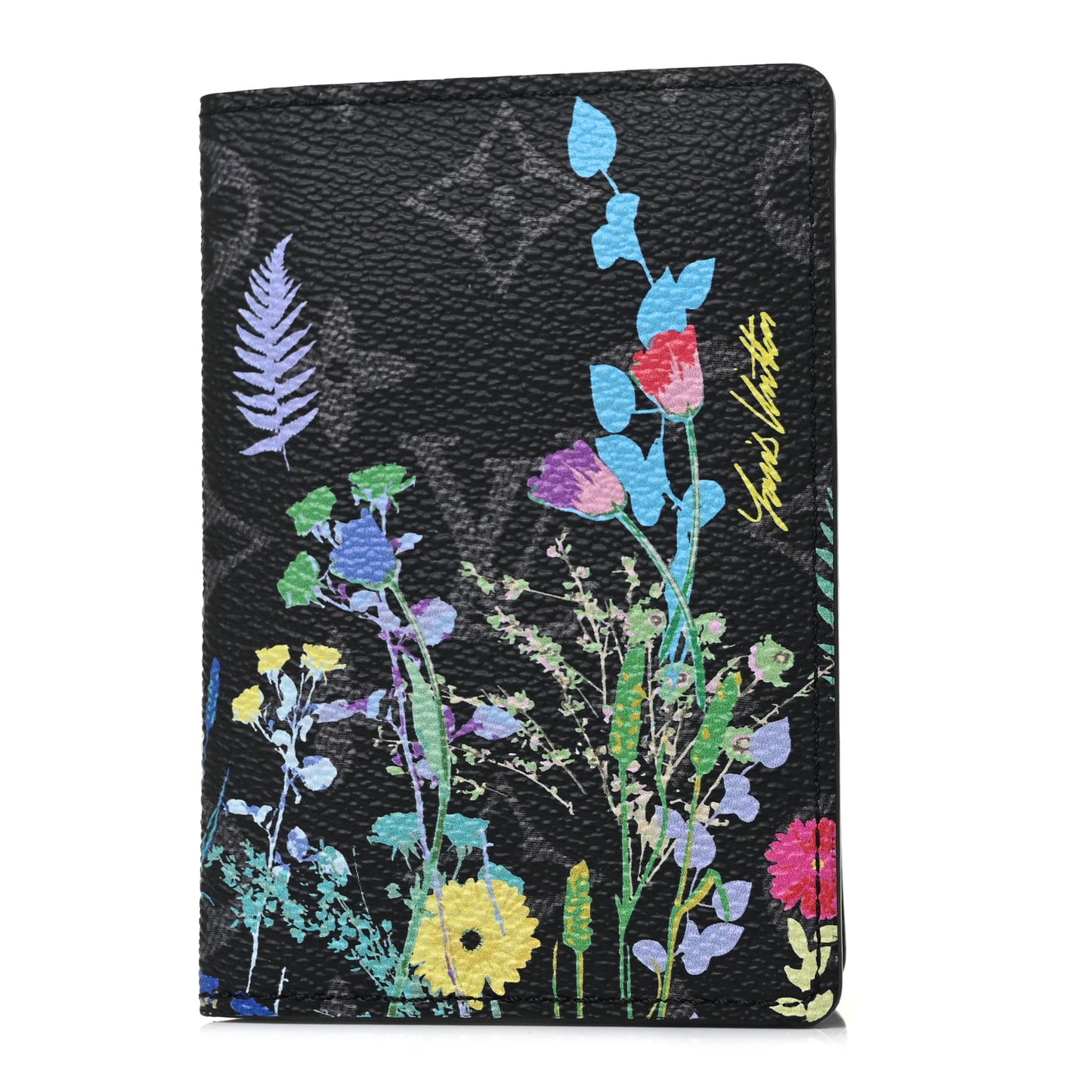 Monogram Eclipse Flower Print Pocket Organizer NM