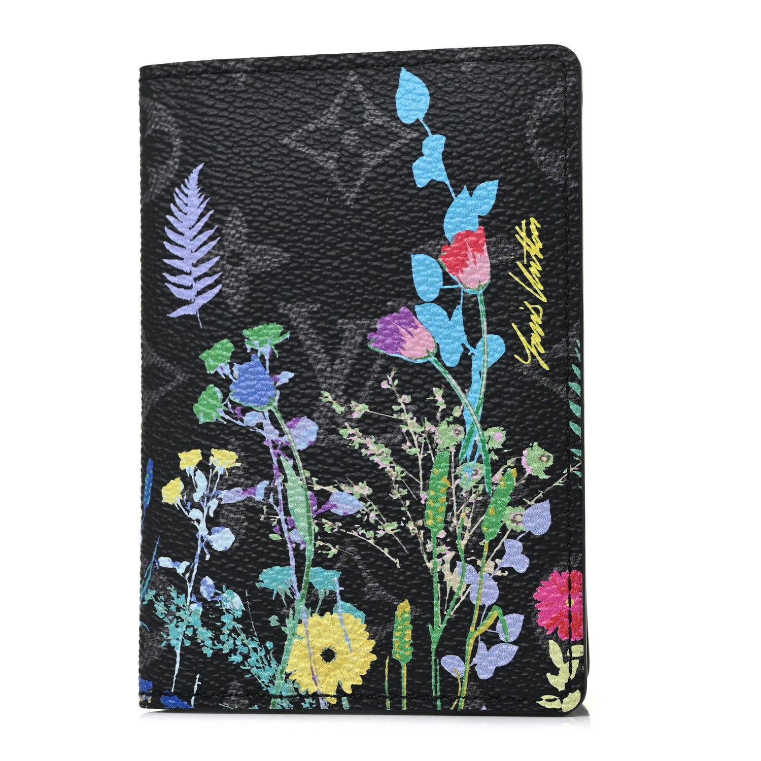 Louis Vuitton Monogram Eclipse Flower Print Pocket Organizer NM 1 of 9