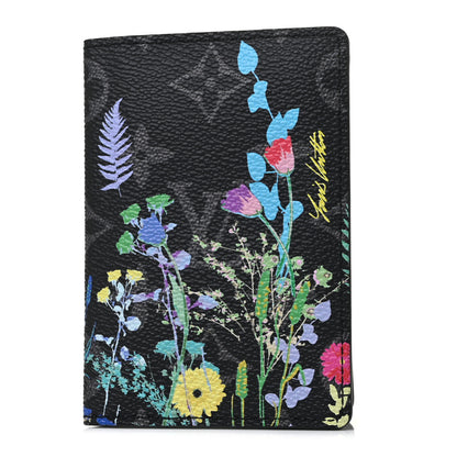 Louis Vuitton Monogram Eclipse Flower Print Pocket Organizer NM 1 of 9