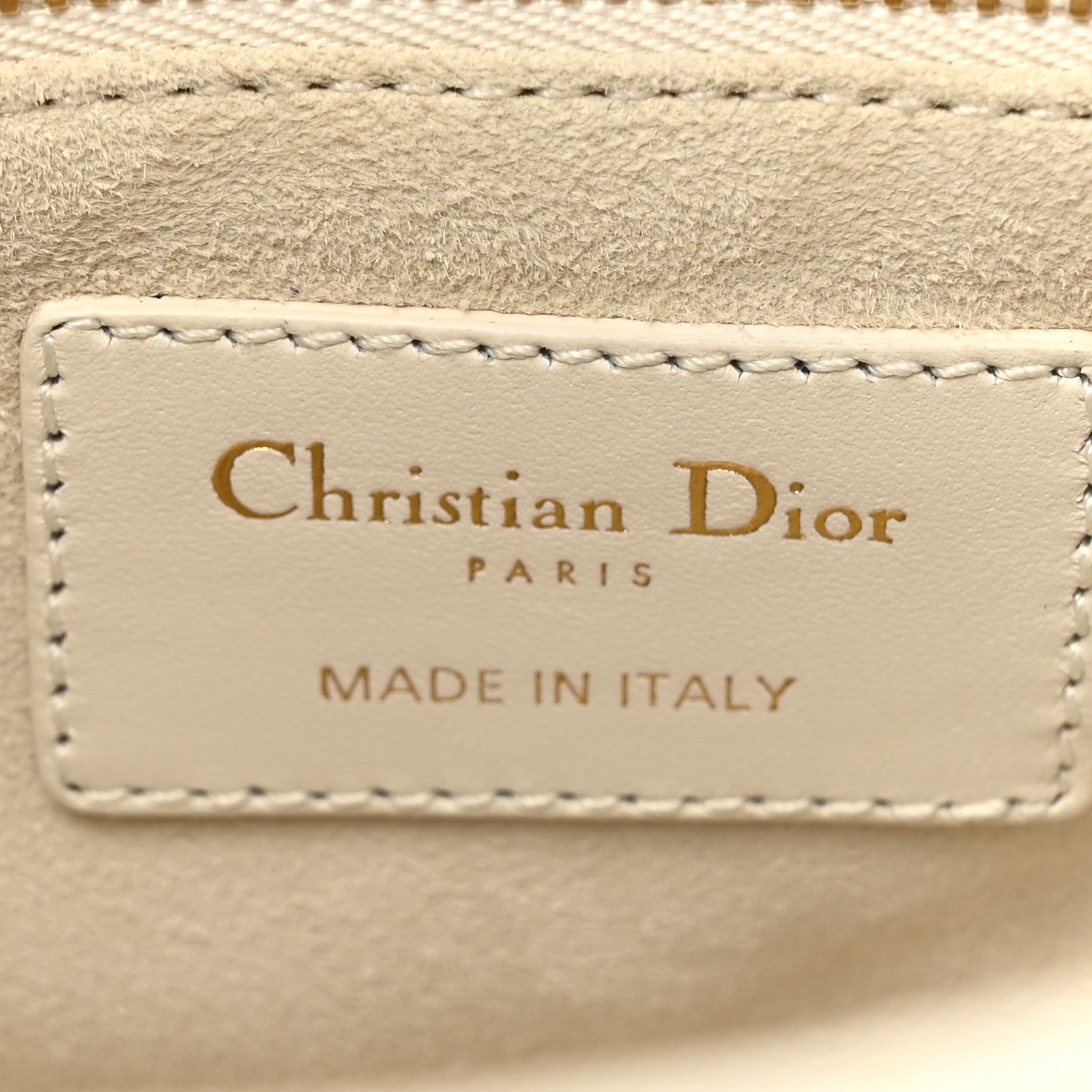 Christian Dior Lambskin Cannage Small Lady Dior White 6 of 10
