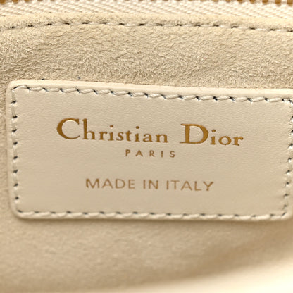 Christian Dior Lambskin Cannage Small Lady Dior White 6 of 10