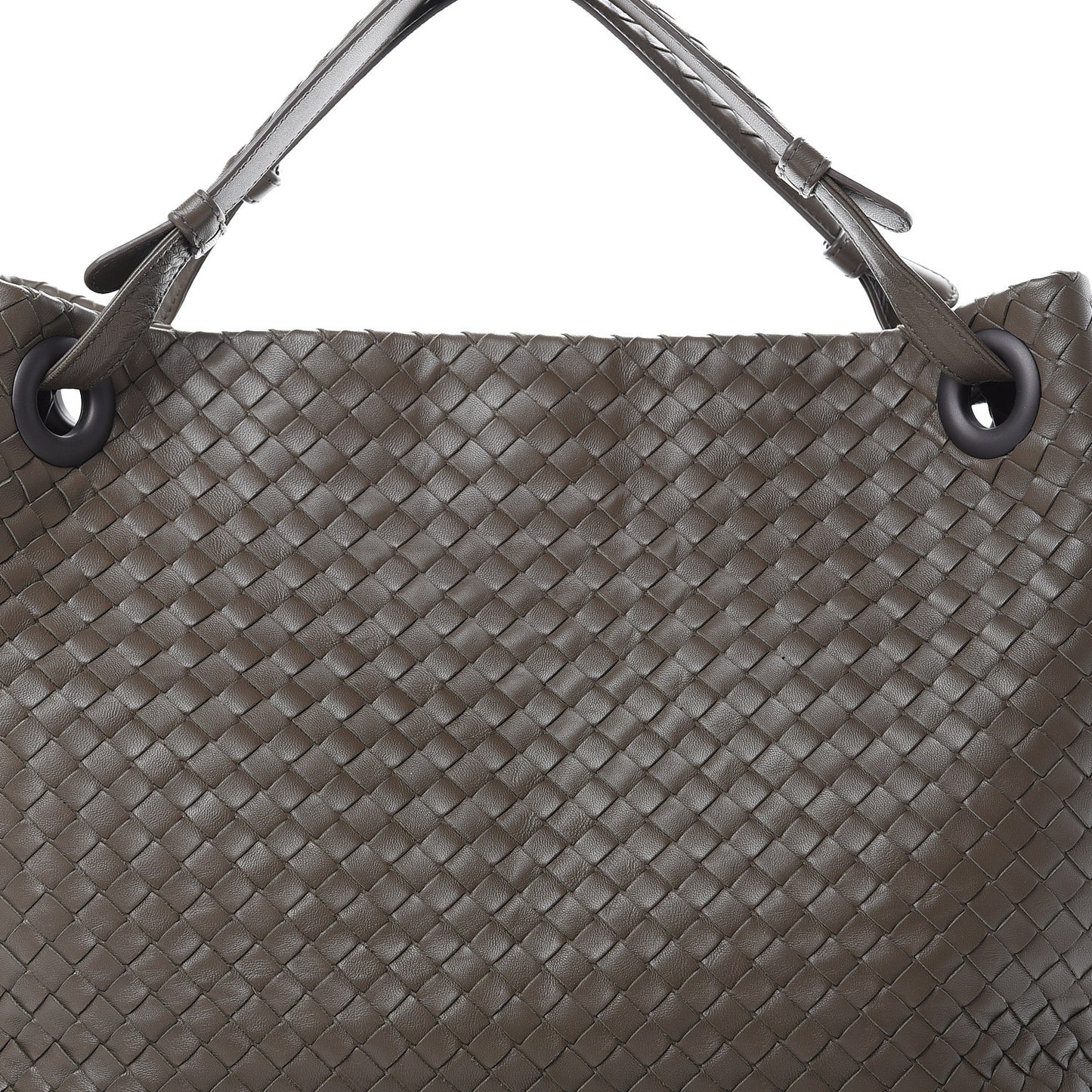 Nappa Intrecciato Medium Garda Bag Shadow