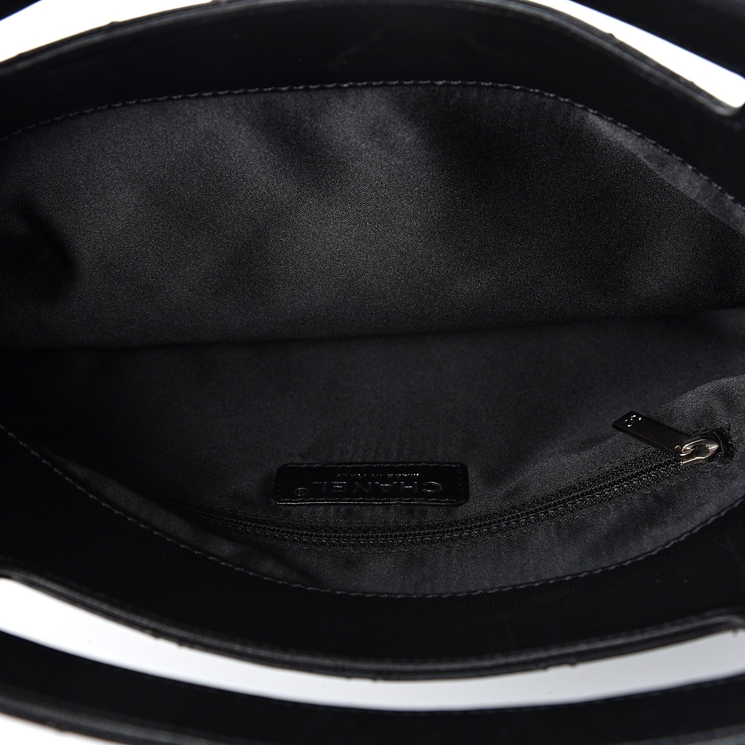 Chanel Lambskin Diamond Stitch Convertible Clutch Black 5 of 8
