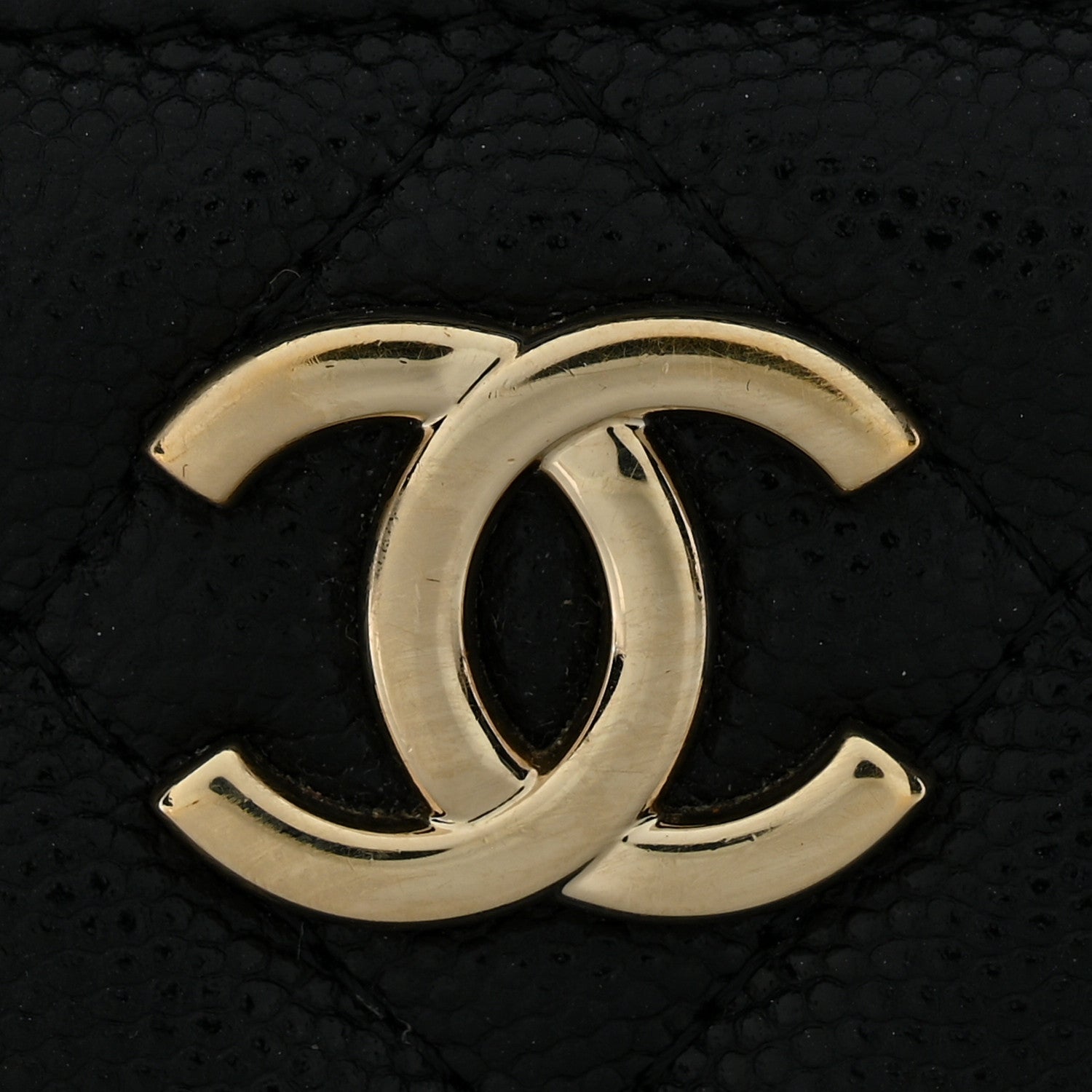 Chanel Caviar Quilted Small CC Vanity Case Black 11 of 12