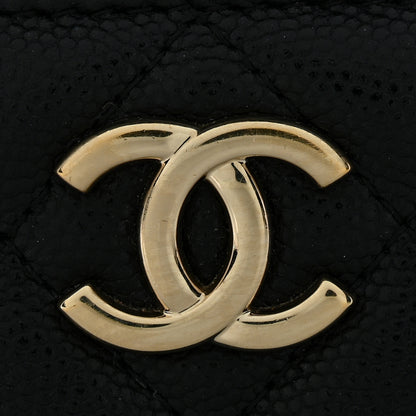 Chanel Caviar Quilted Small CC Vanity Case Black 11 of 12