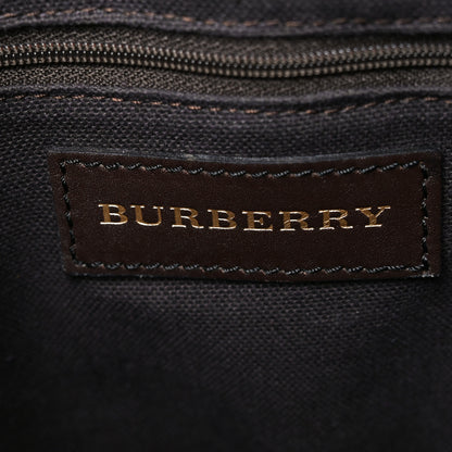 Burberry Haymarket Check Small Northfield Tote Chocolate 6 of 9