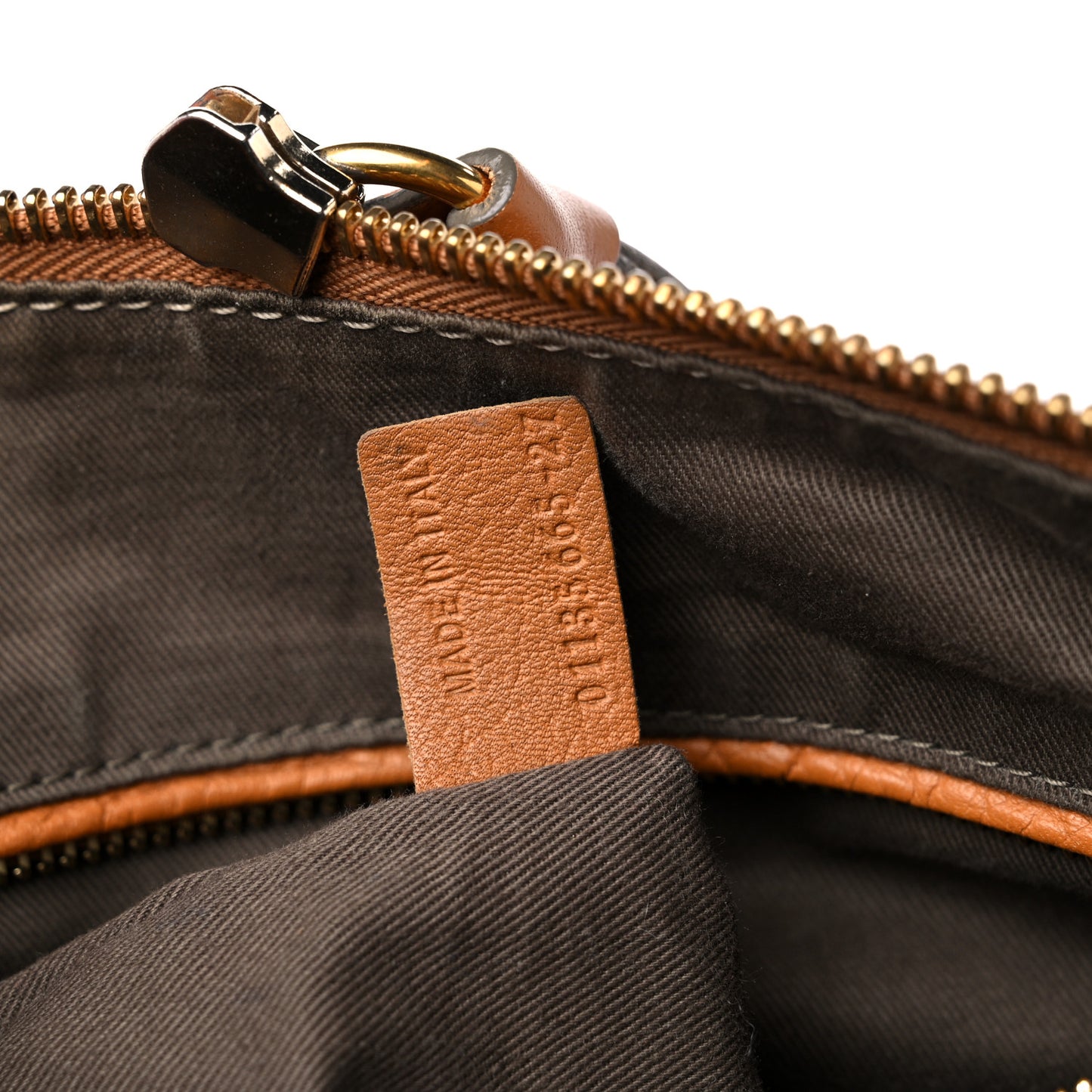 Calfskin Medium Marcie Satchel Tan