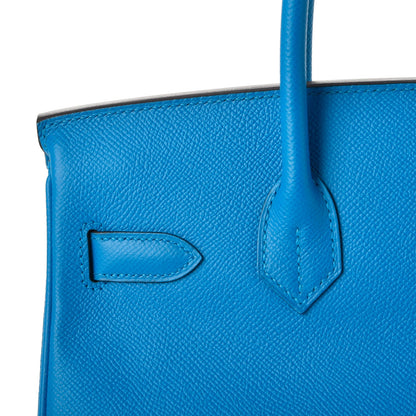 Hermes Epsom Birkin 30 Bleu Zanzibar 12 of 38