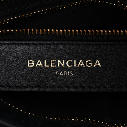 Balenciaga Baby Daim Suede Gold Metallic Edge Hardware Mini City Black 7 of 11