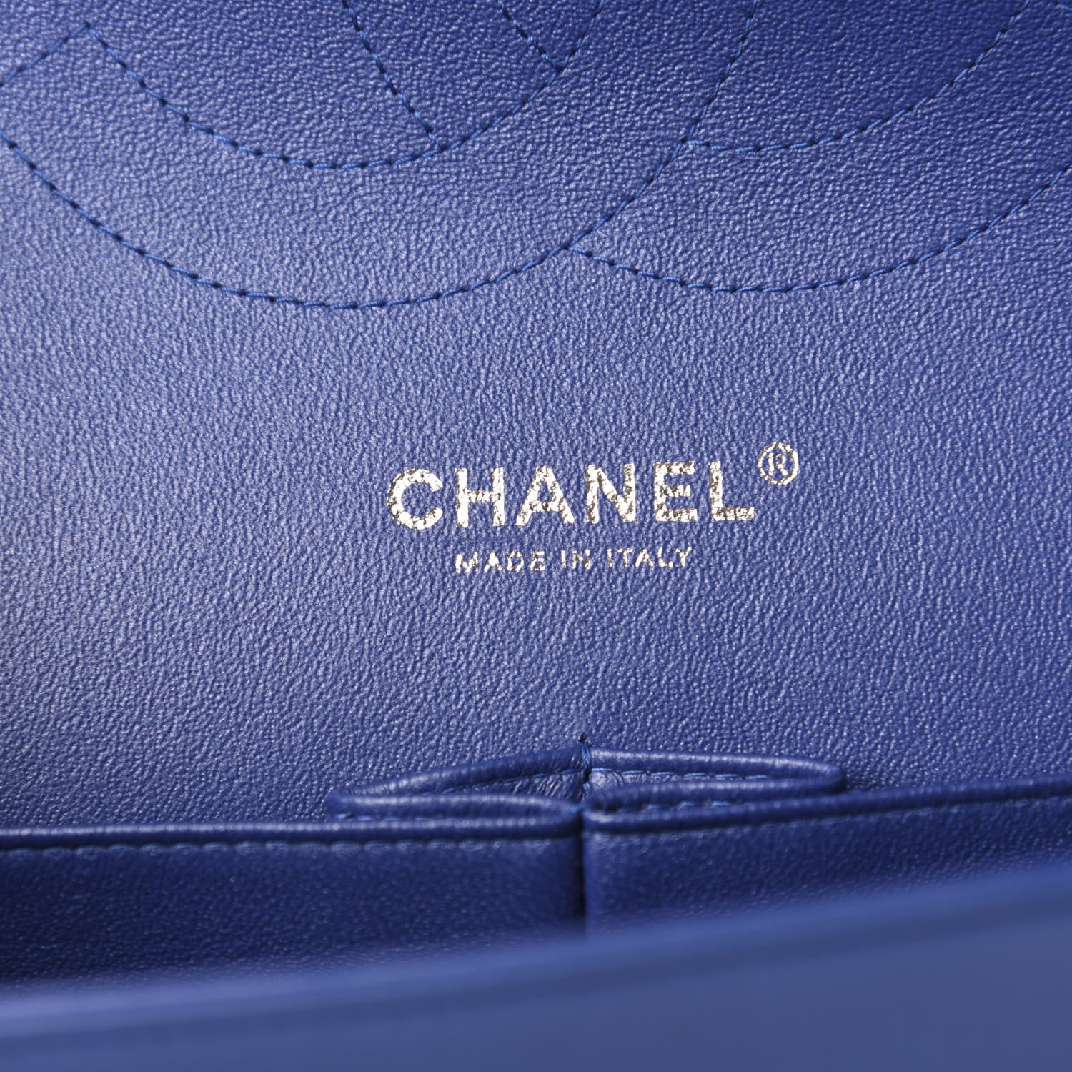 Chanel Patent Quilted Jumbo Double Flap Blue 10 of 13