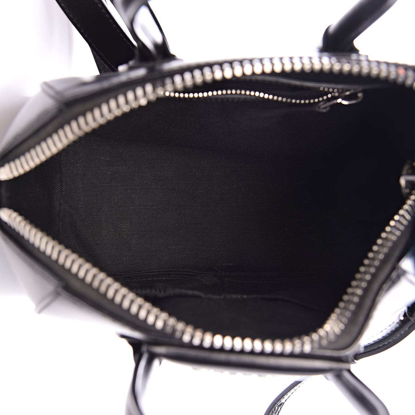 Shiny Lord Calfskin Mini Antigona Black