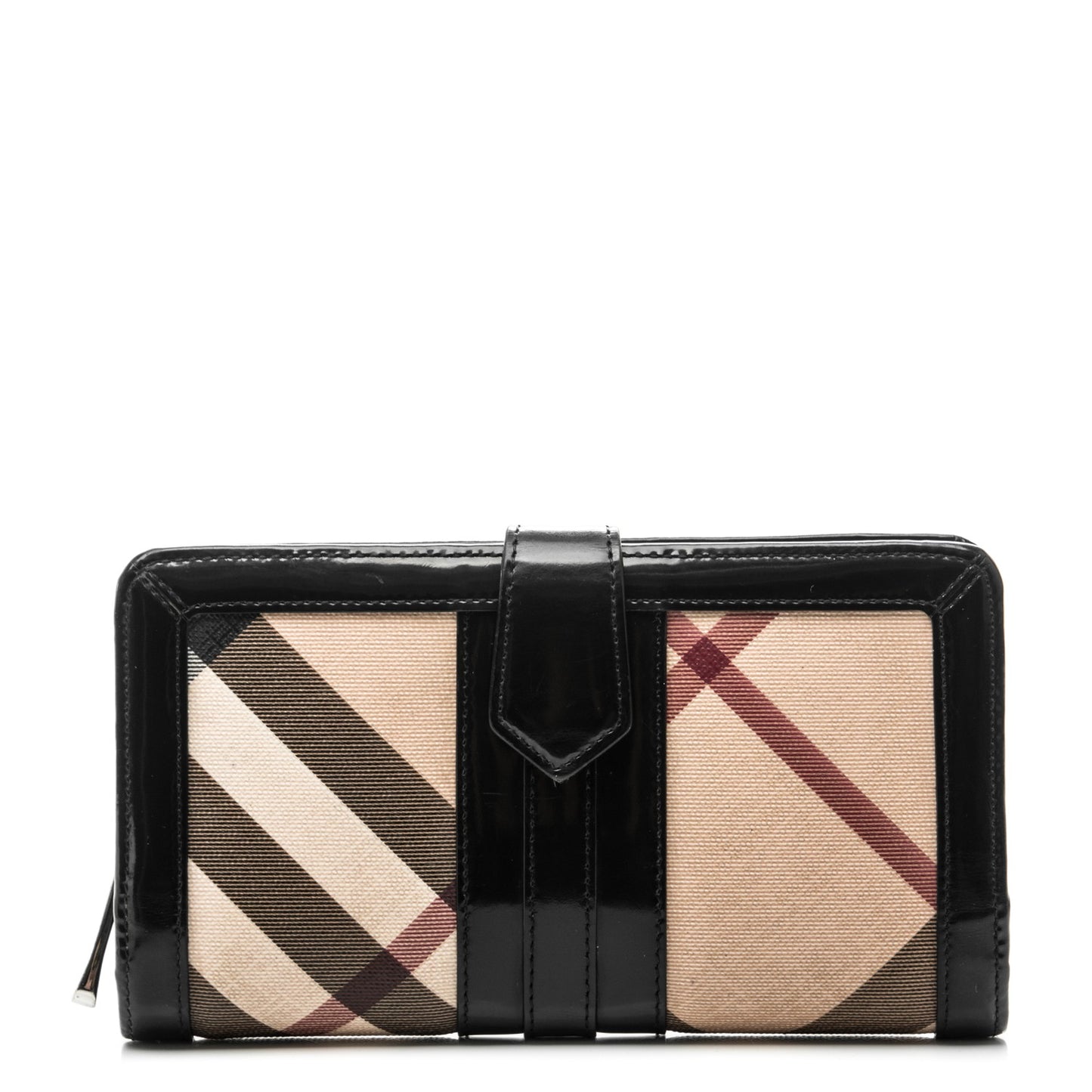 Supernova Check Continental Wallet Black