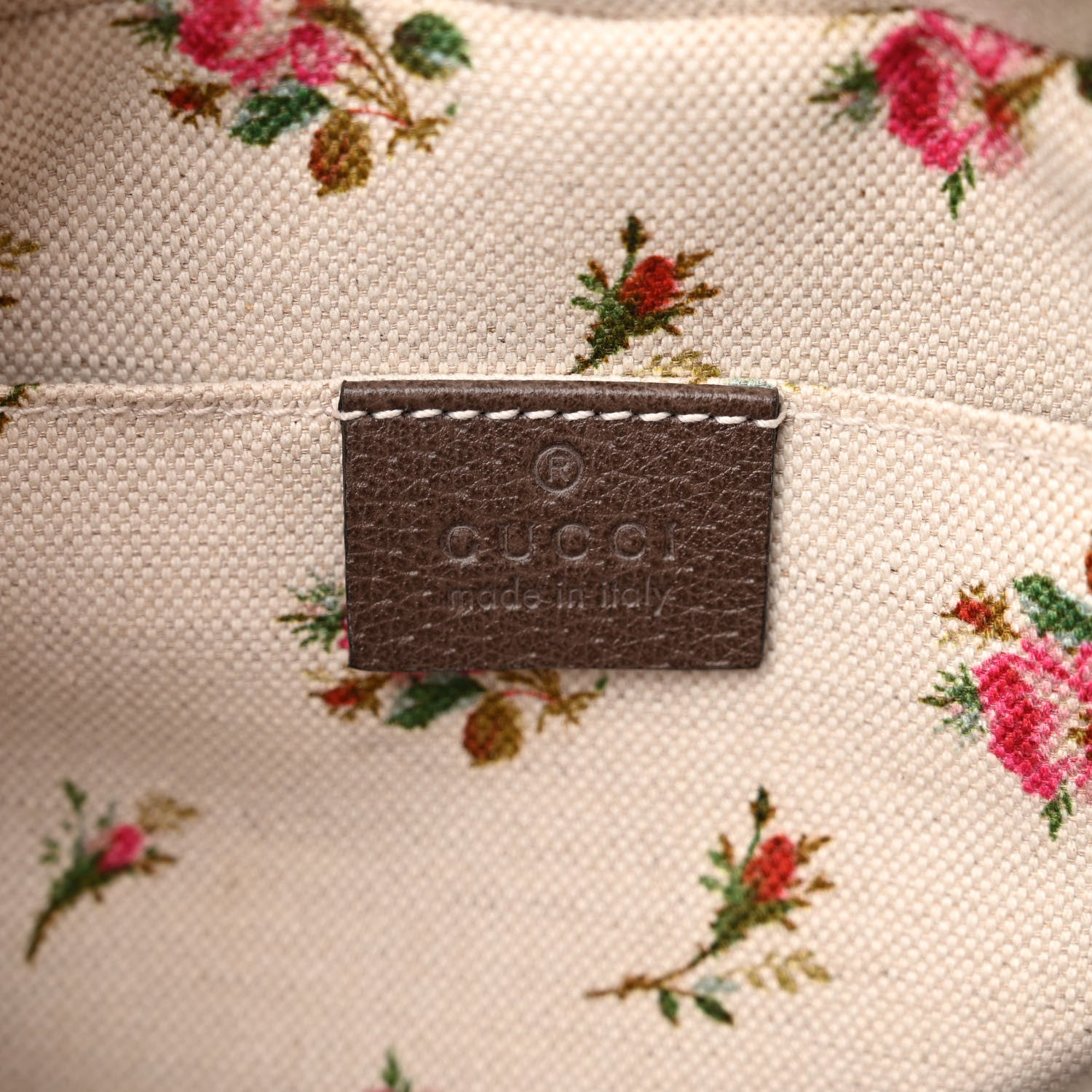 Gucci GG Supreme Monogram Web Neo Vintage Shoulder Bag Beige New Acero Crop 6 of 12