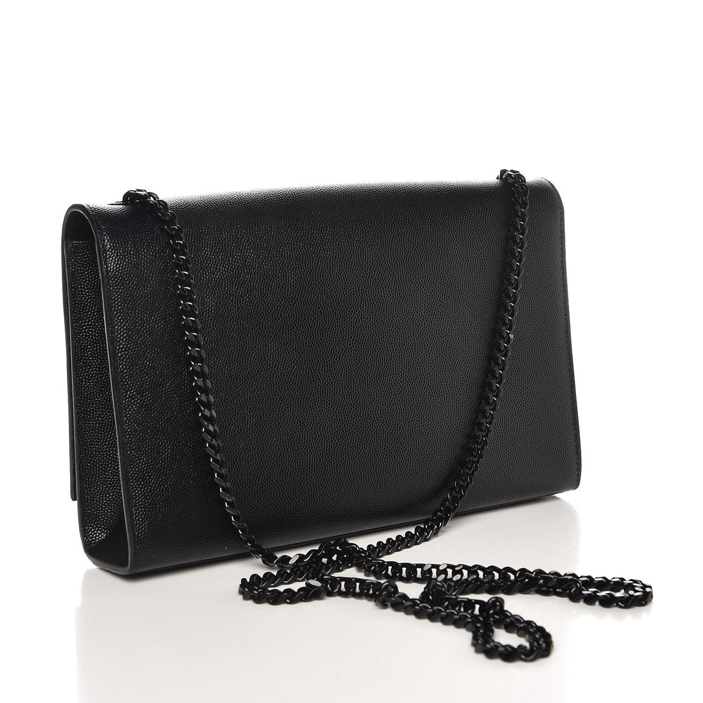 Grain De Poudre Medium Classic Monogram Kate Satchel Black