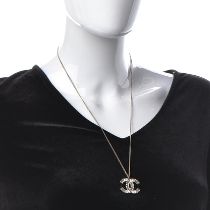 Chanel Baguette Crystal Large CC Necklace Gold 2 of 6