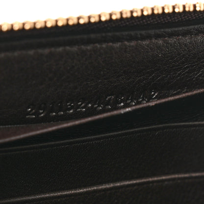 Gucci Guccissima Sukey Zip Around Wallet Dark Brown 7 of 7