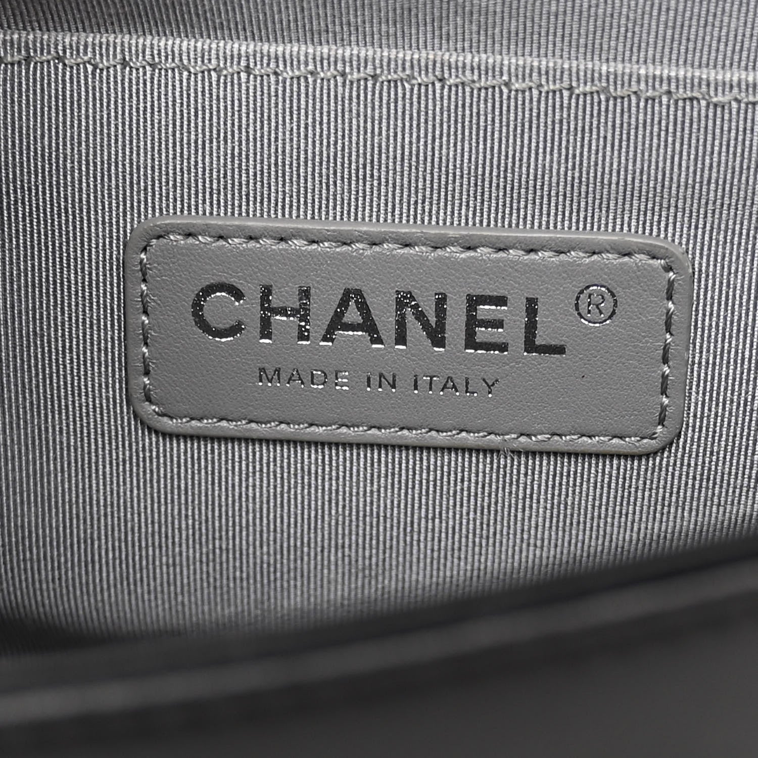 Chanel Calfskin Chevron Quilted Medium Boy Flap Black 6 of 10