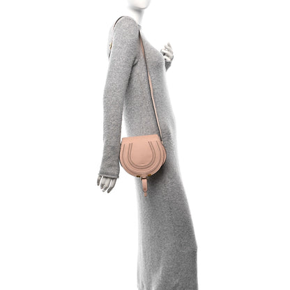 Chloe Calfskin Mini Marcie Round Crossbody Bag Blush Nude 2 of 12